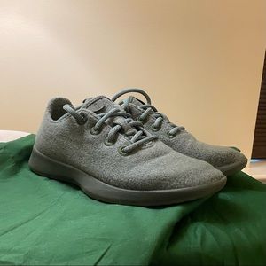 Allbirds Wool Runners - Tuke Matcha Green - Womens Size 7 - EUC